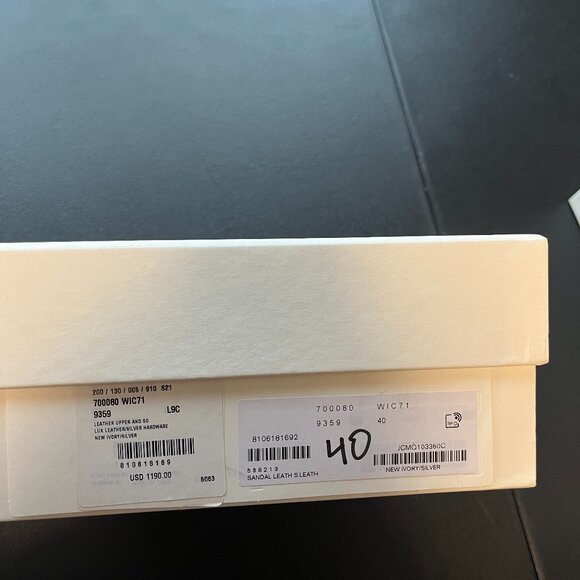 NWT Alexander McQueen Arc Sandals White Leather Sculpted Heels Ankle Strap - Picture 3 of 16